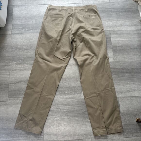 Wrangler Men's Khaki Casual Pleated Front Western Long Pants Loop Waist 38x34 - Picture 5 of 5